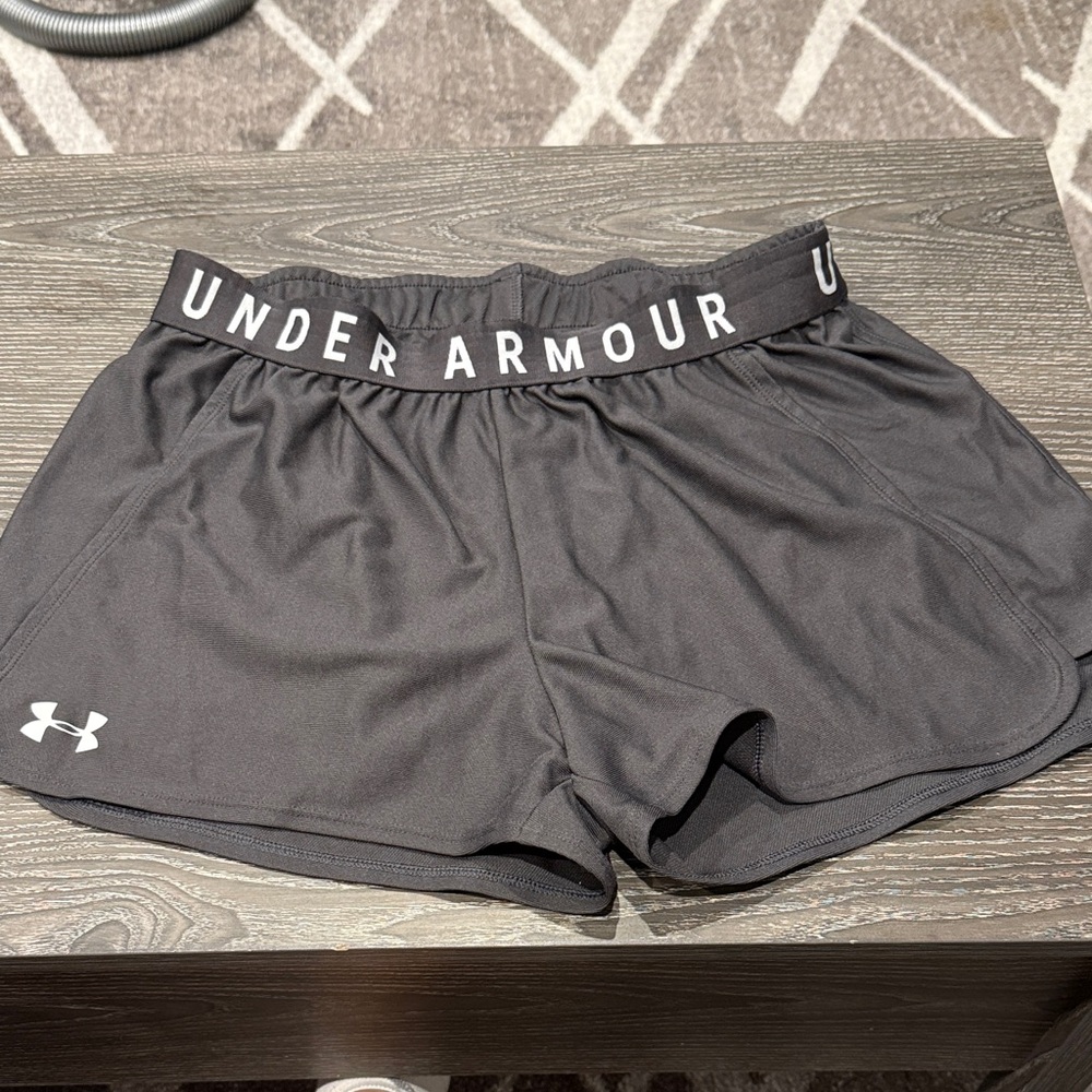 Under Armour Women's Charcoal Athletic Shorts